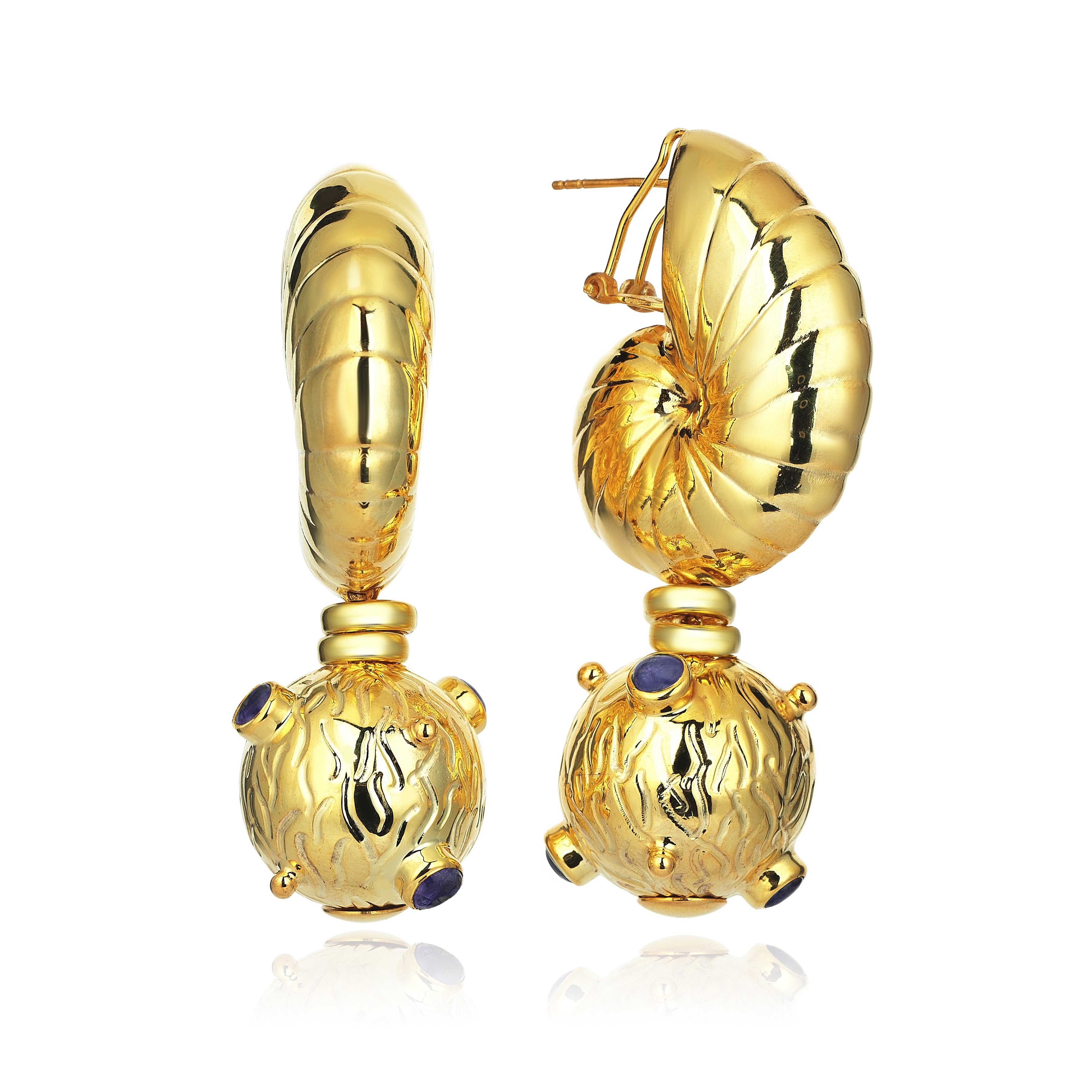 BOUCLES D’OREILLES ALEXANDRIE TANZANITE