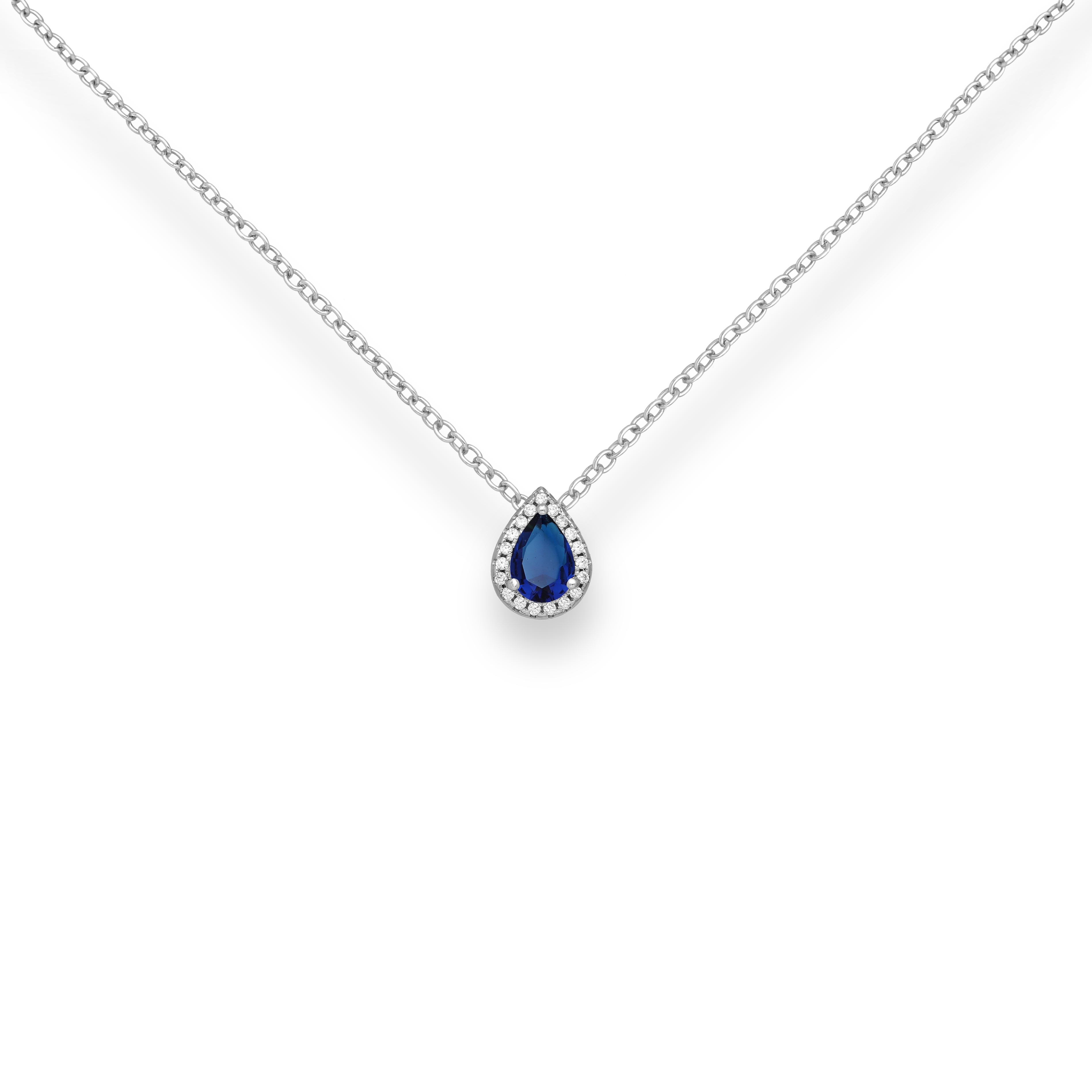 CHIC BLUE DROP NECKLACE