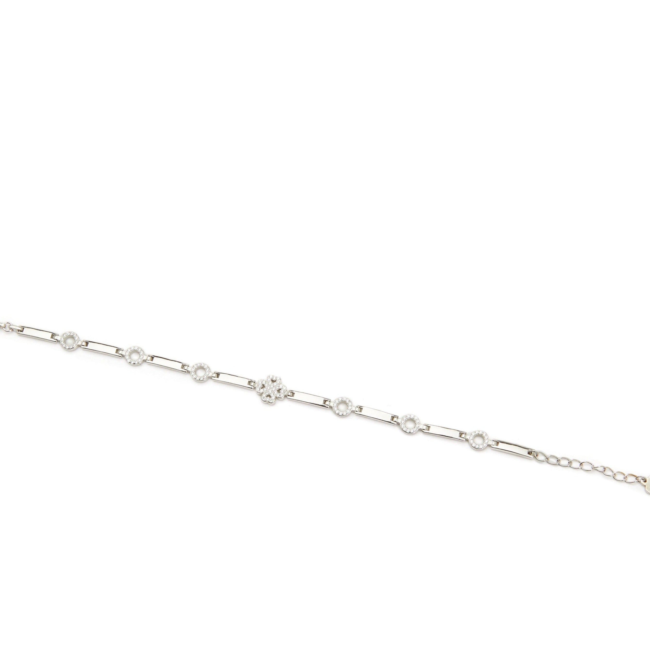 GUN AND FLOWER BRACELET