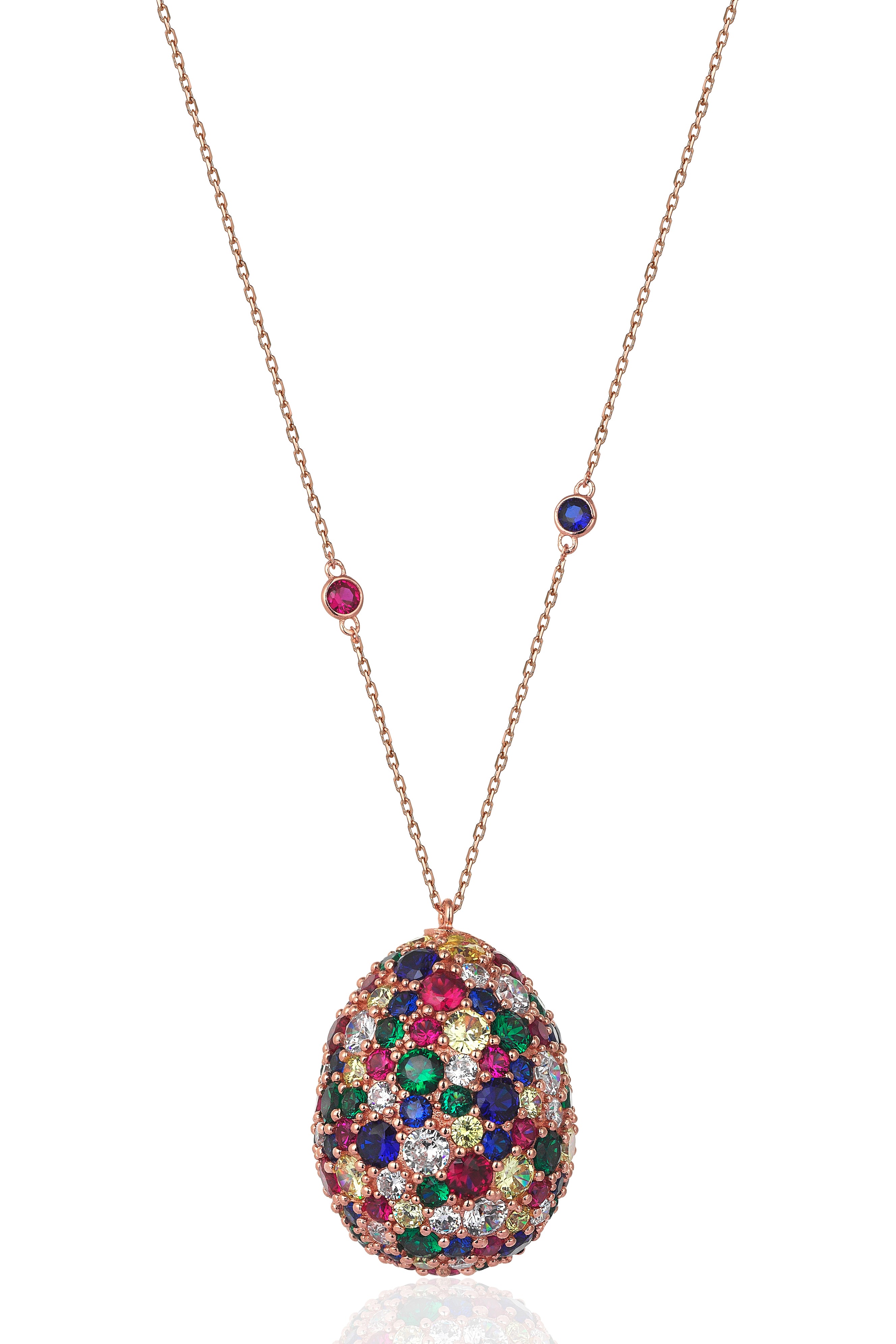 CASSIOPÉA SMALL ROSE GOLD NECKLACE