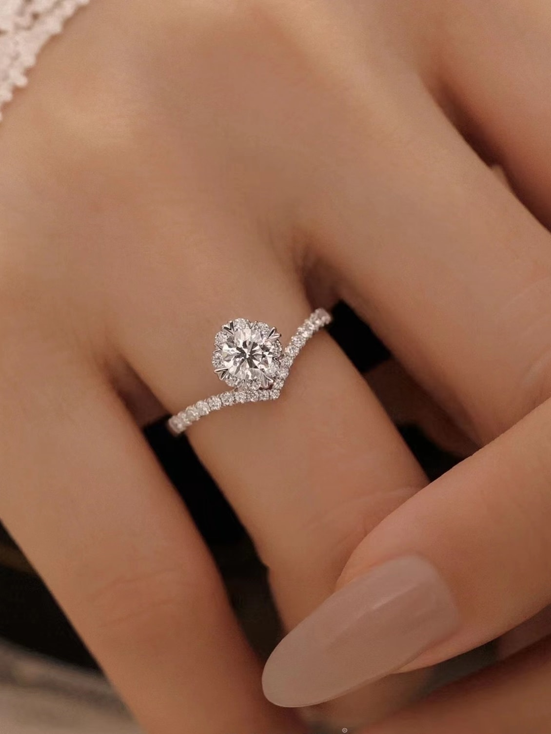 BAGUE MOISSANITE LUISANT