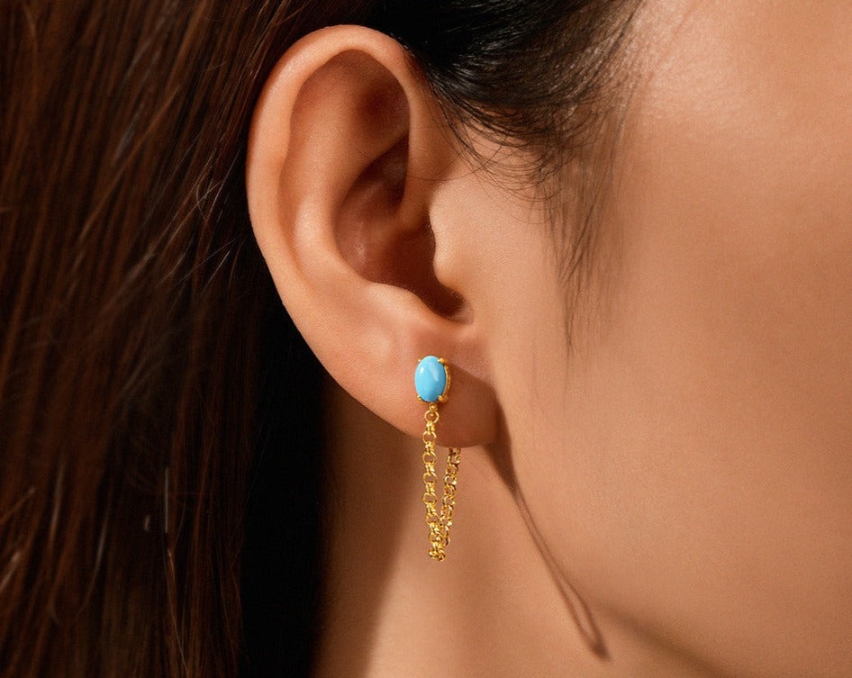 SUMMER POOL EARRINGS