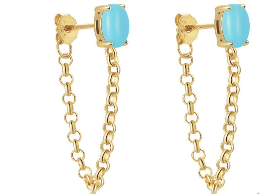 SUMMER POOL EARRINGS