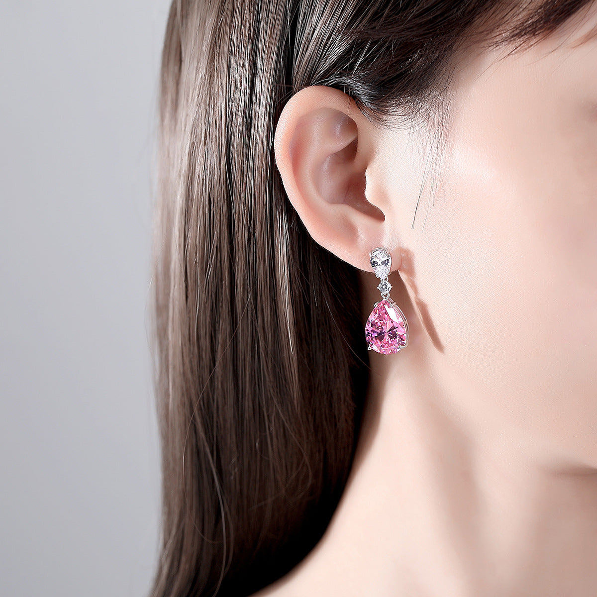 BOUCLES D'OREILLES PINK PANTHER