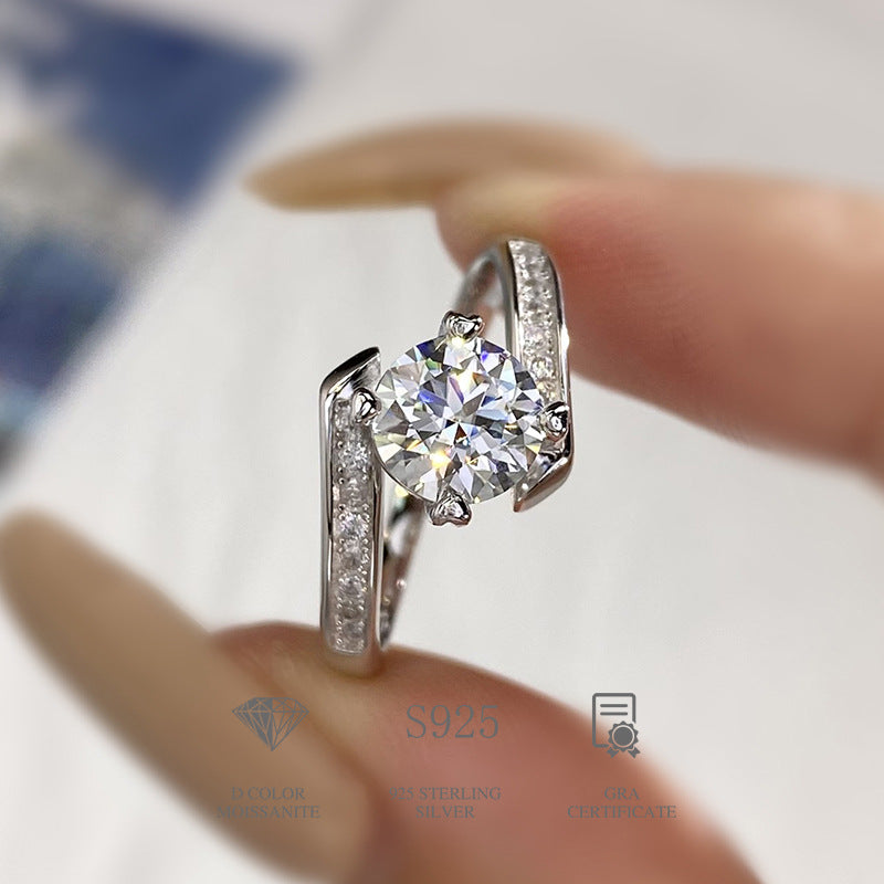 BAGUE MOISSANITE ACANTHE