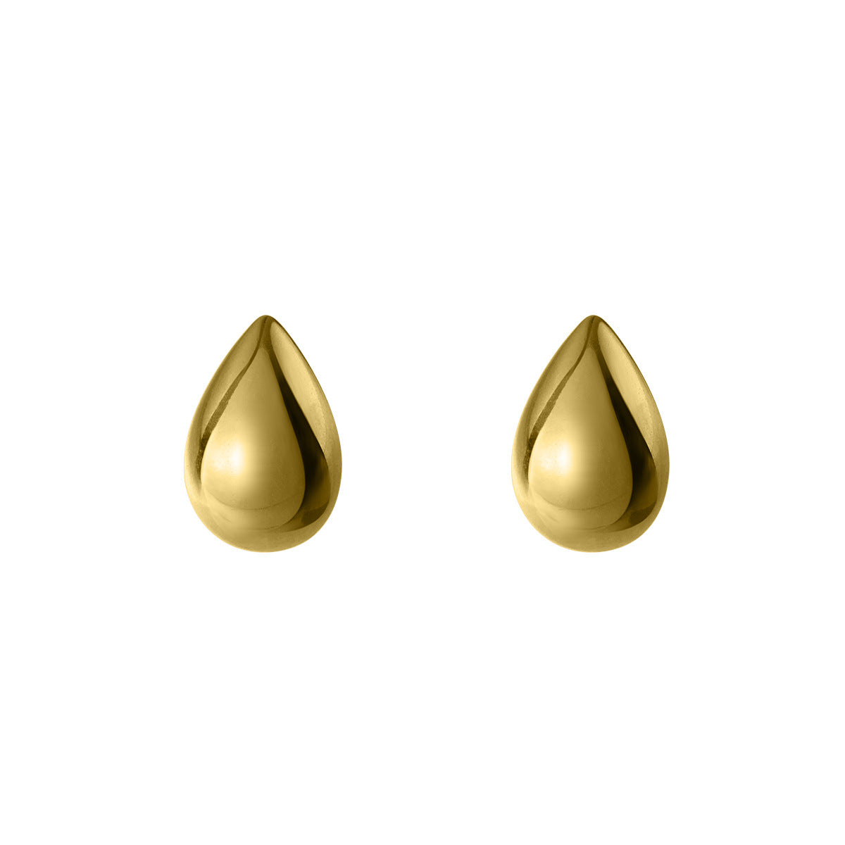 BOUCLES D'OREILLES STUD  GOUTTE D'OR