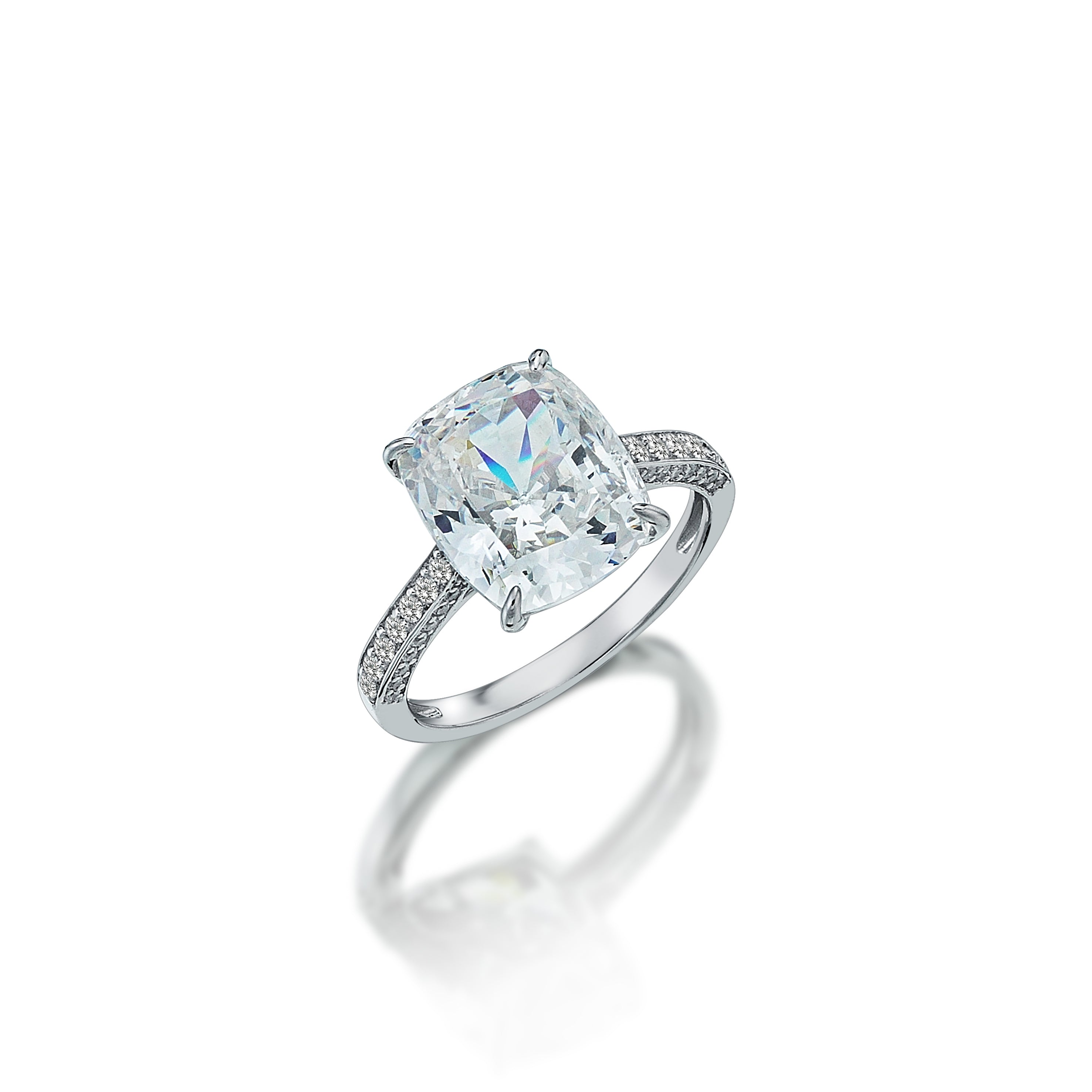 PURE MOISSANITE RING