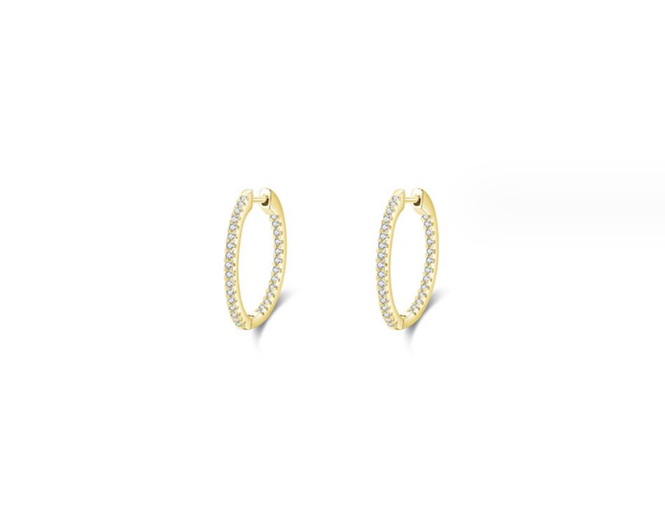 KELLY MEDIUM HOOP EARRINGS