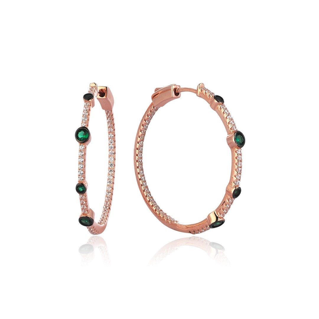 MINIRAIN HOOP EARRINGS