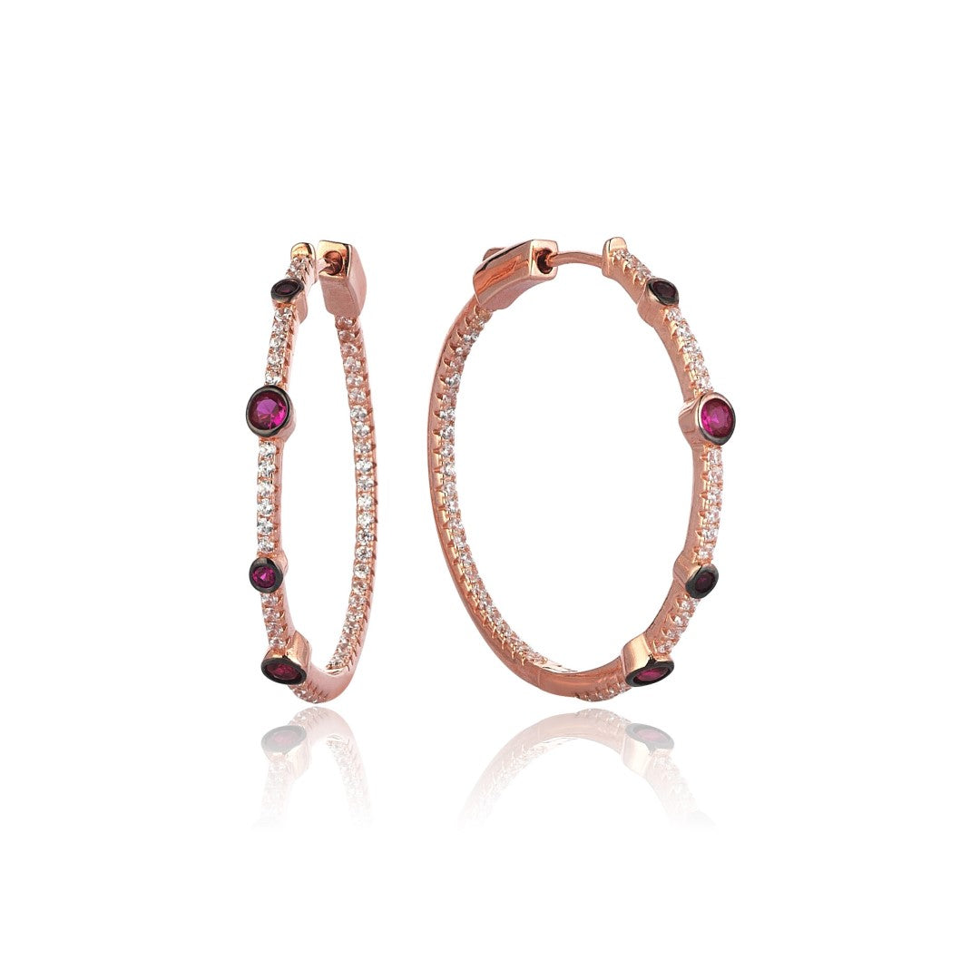 MINIRAIN HOOP EARRINGS