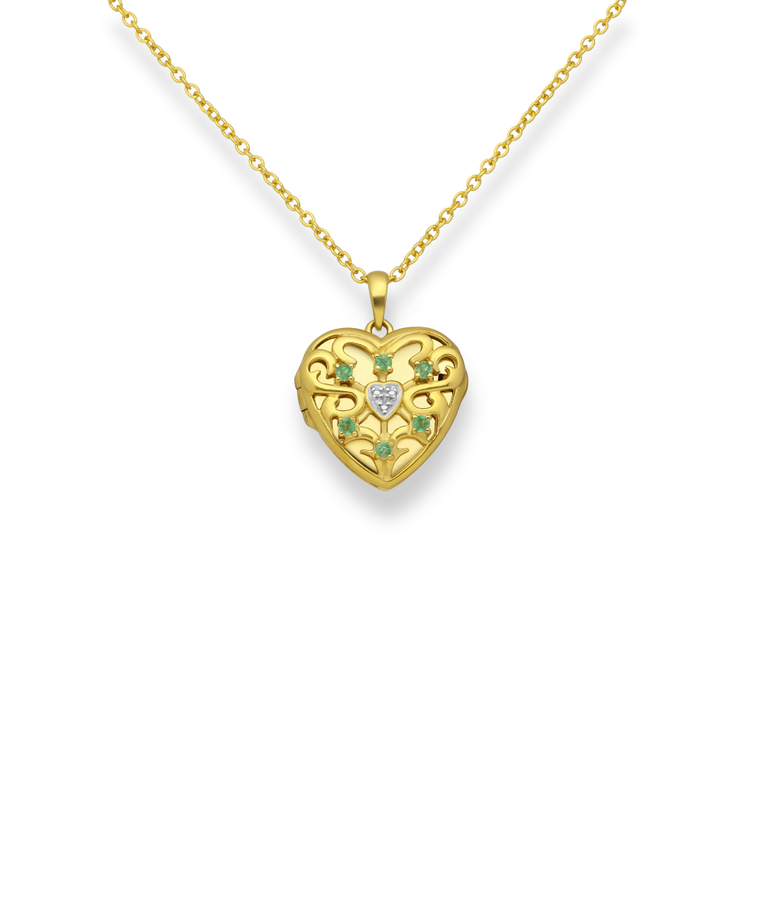 COLLIER COEUR EN OR