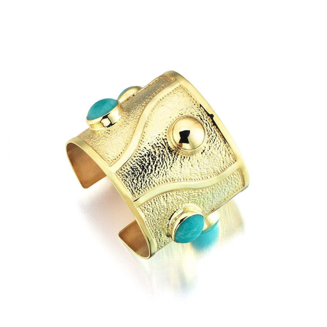 ATHENA AMAZONITE CUFF