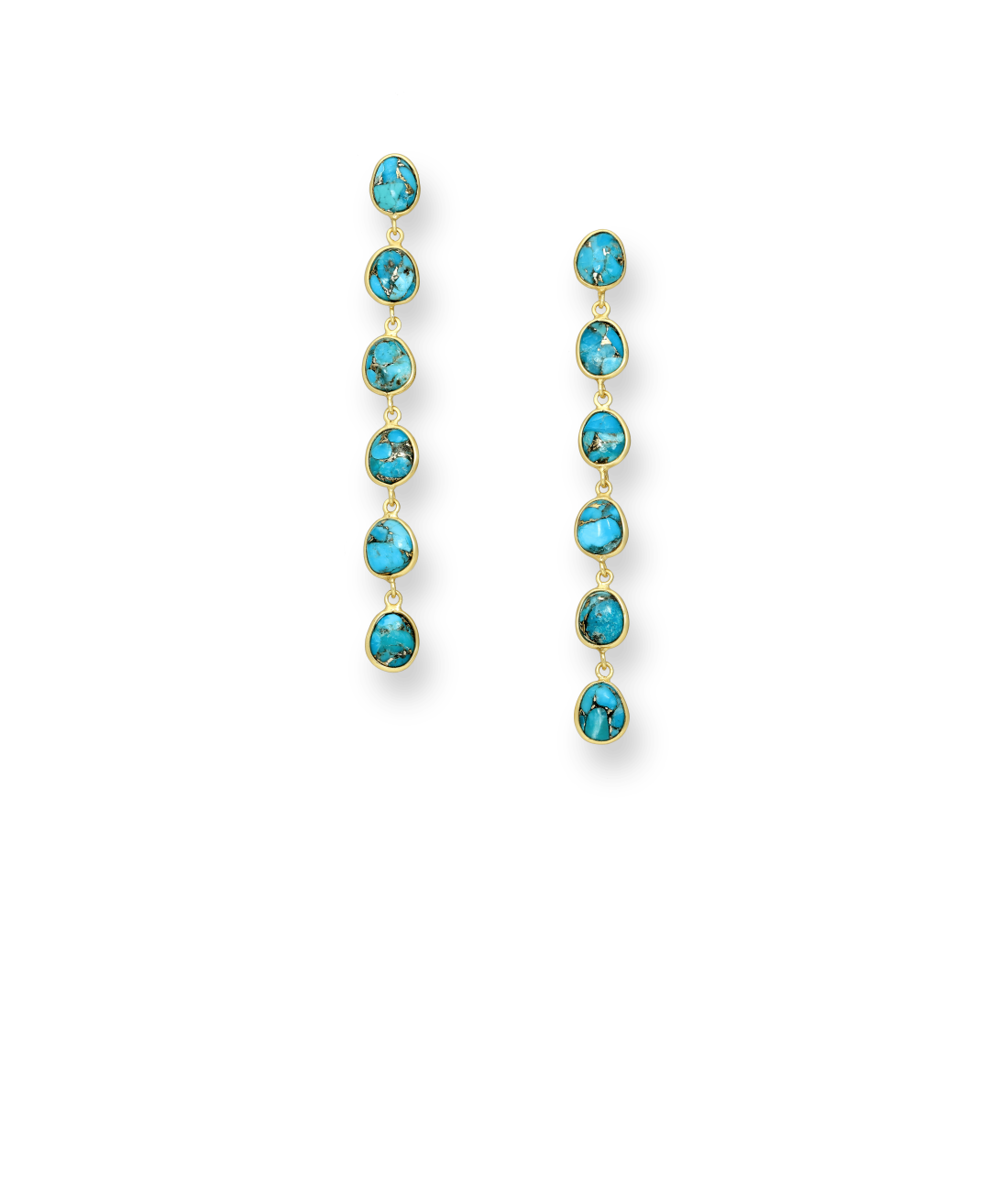 BOUCLES D'OREILLES FRIDA TURQUOISE