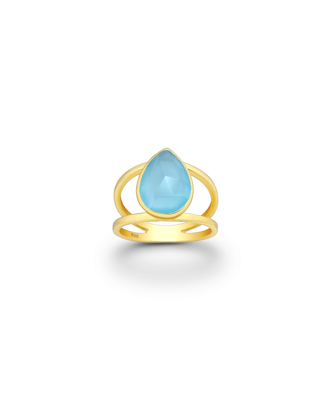 BAGUE LÉA VERT D'EAU