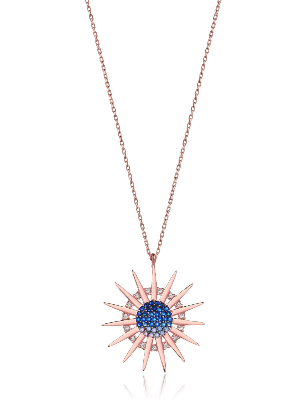 BLUE LAGOON MEDALLION NECKLACE