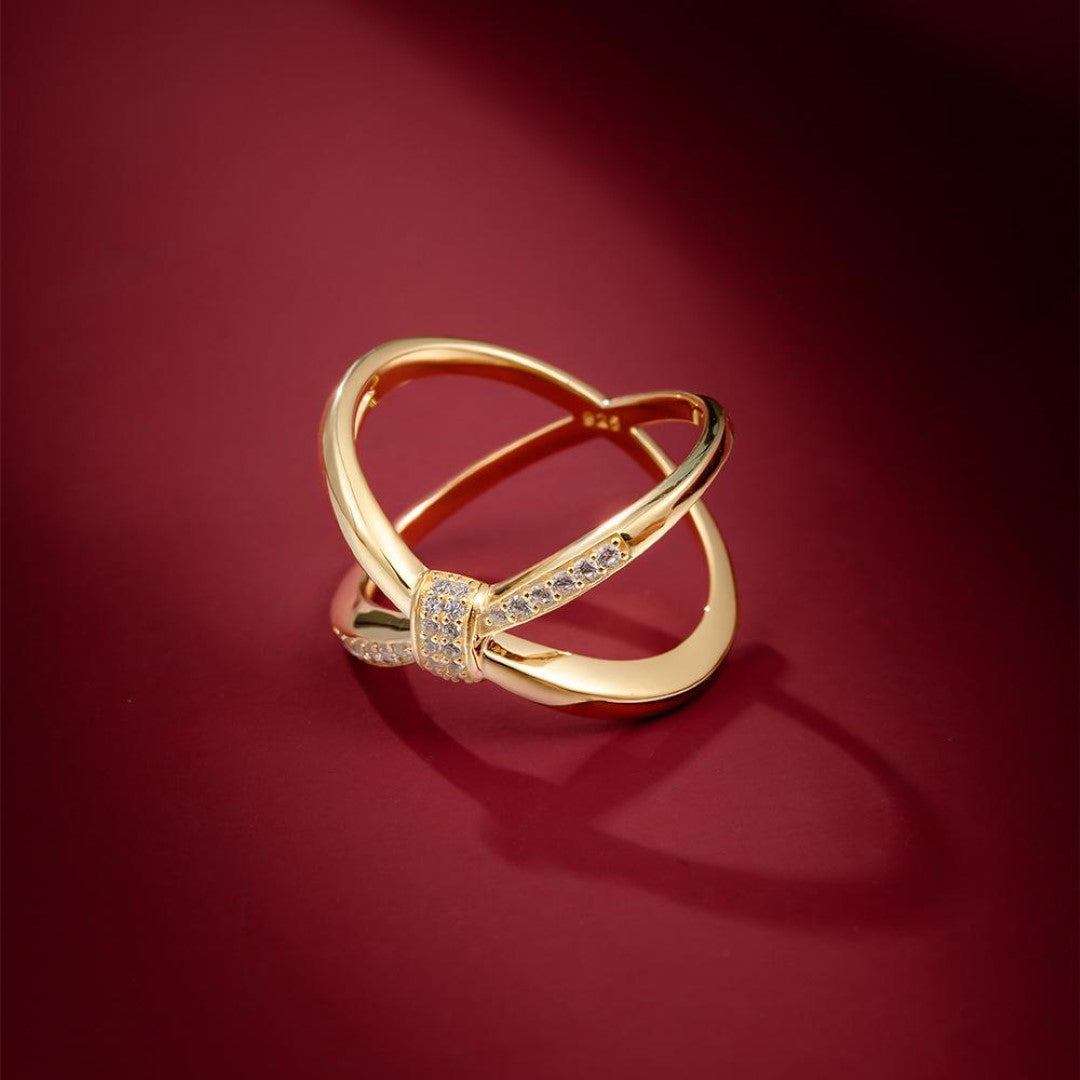 MIRAGE CROSS RING