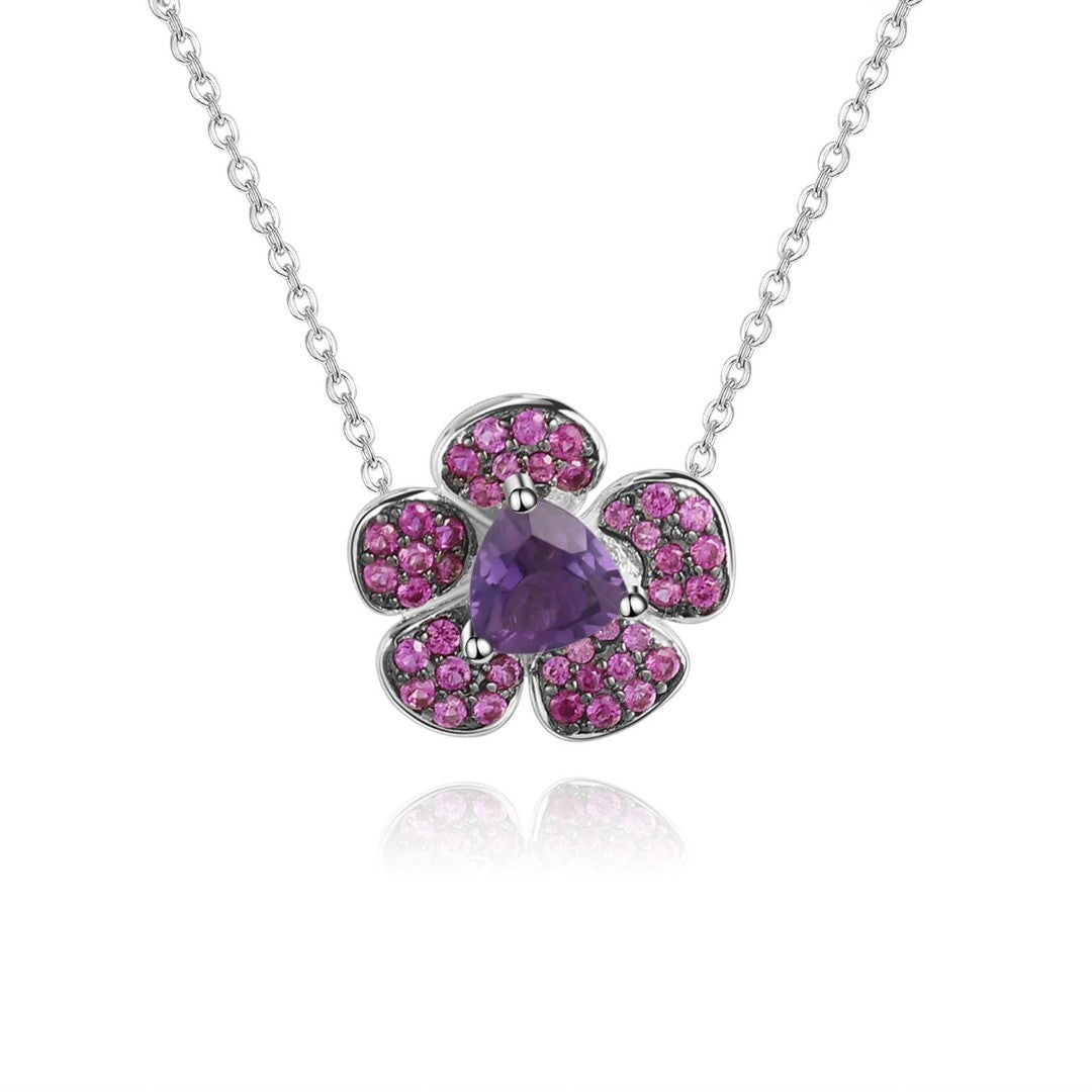 COLLIER CAMÉLIA AMÉTHYSTE