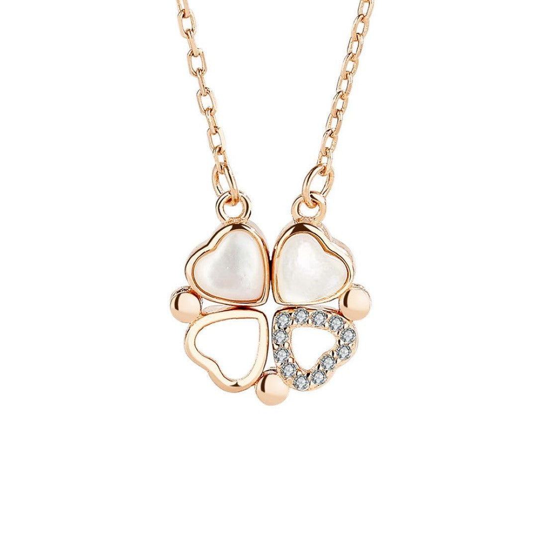 CLOVER HEART NECKLACE