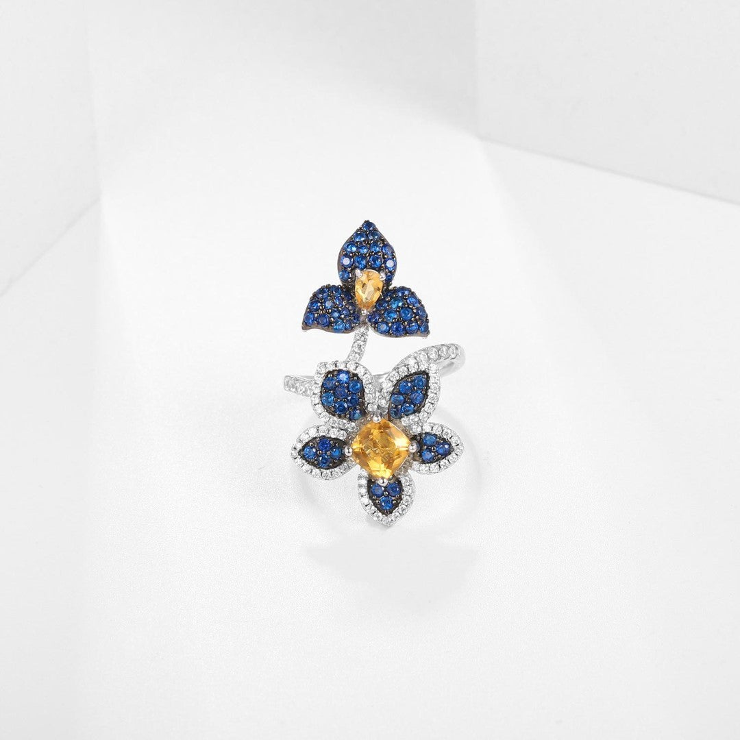 CITRINE HYDRENSIA RING