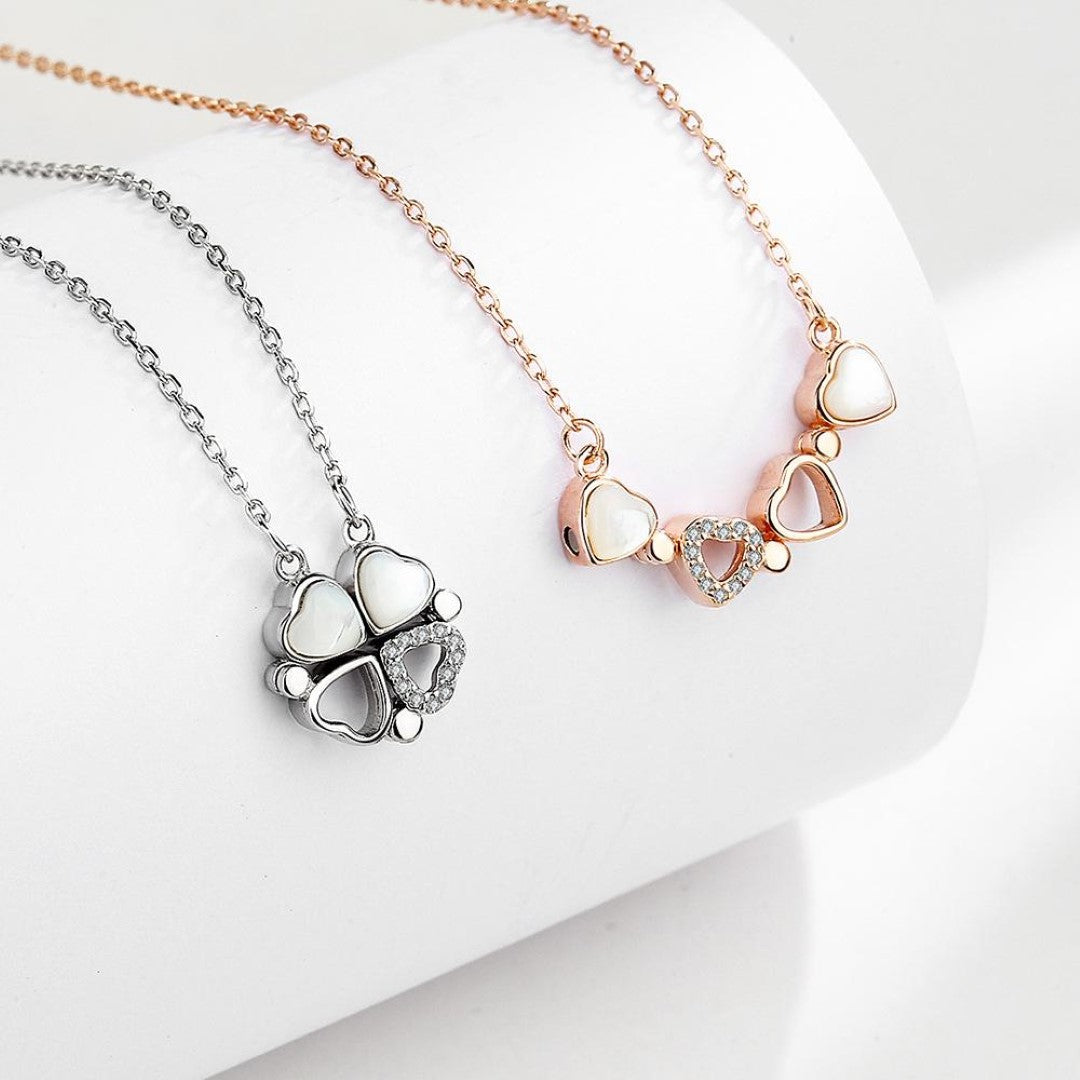 CLOVER HEART NECKLACE
