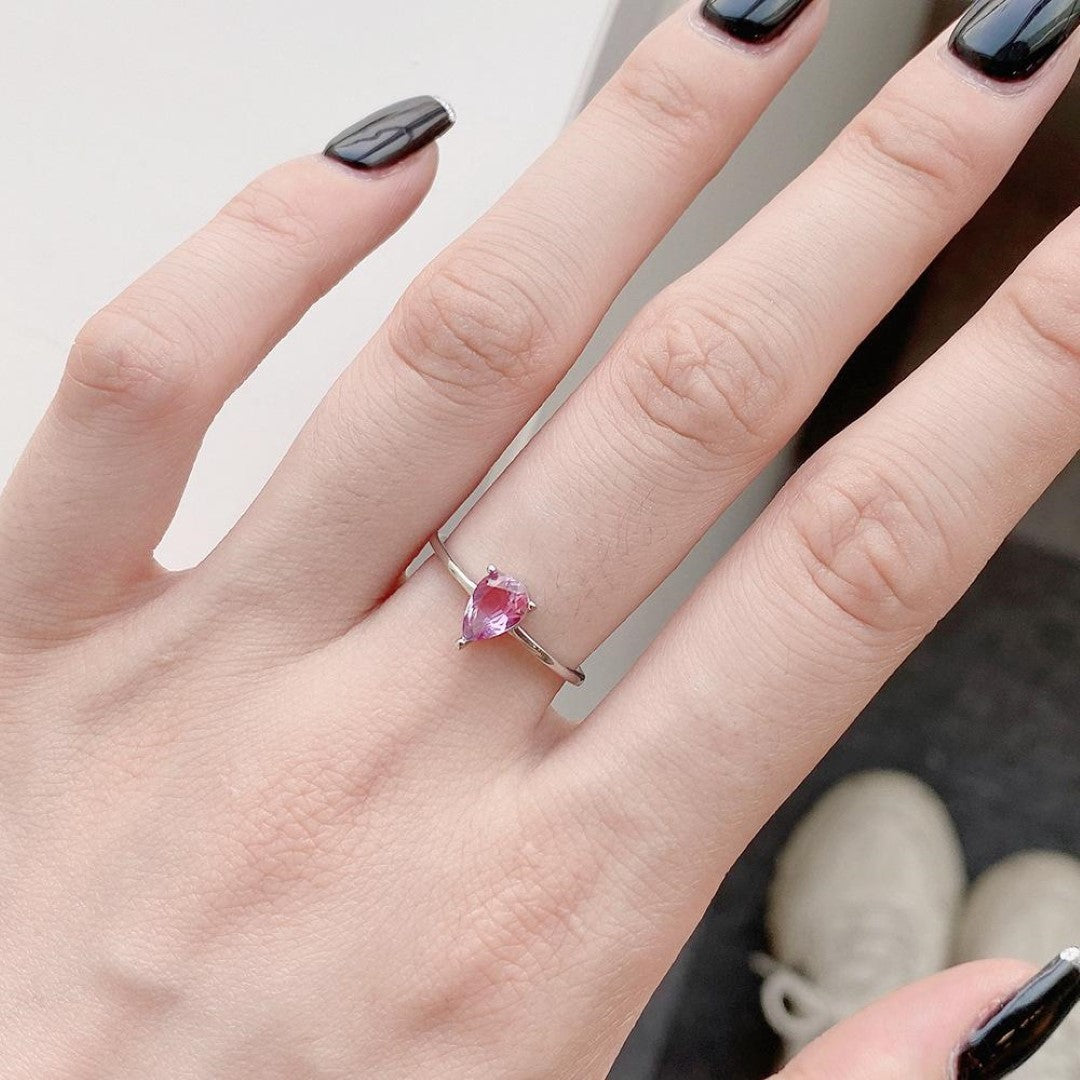 PINK DROP RING