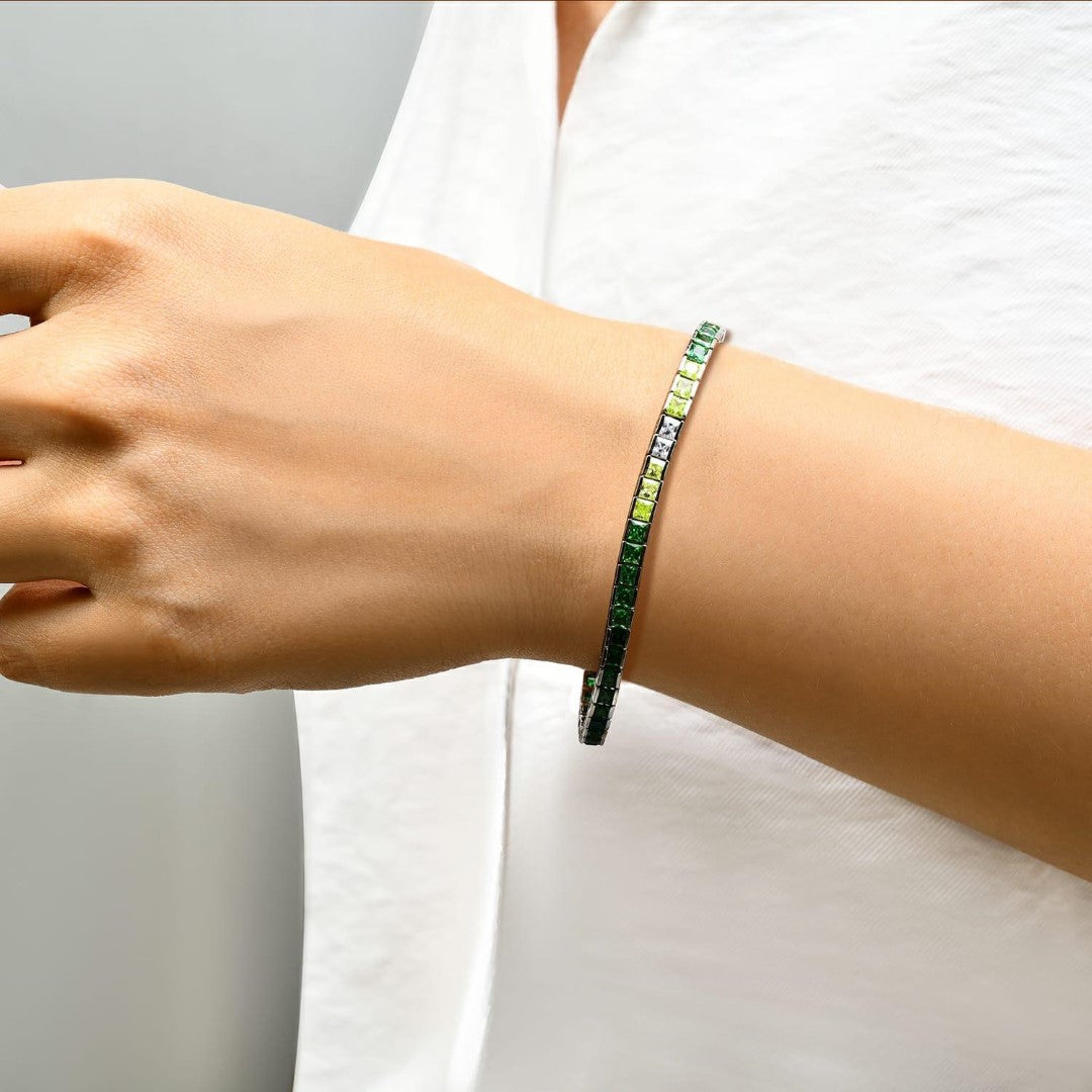 GREEN RAINBOW BRACELET