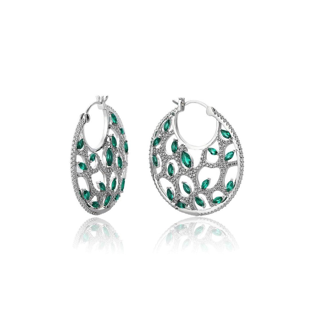 BOUCLES D'OREILLES GREEN DREAM