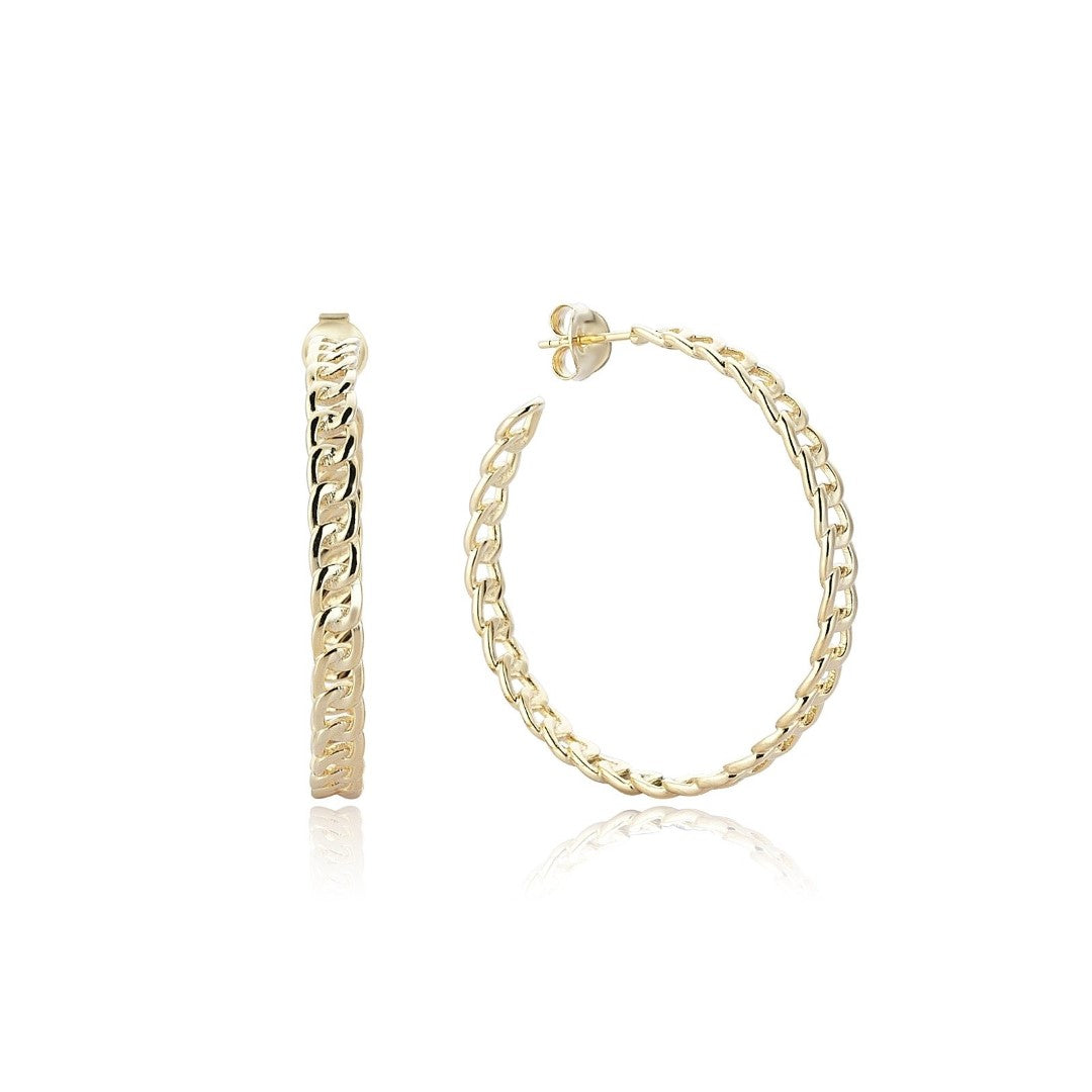 BIG CHAIN EARRINGS