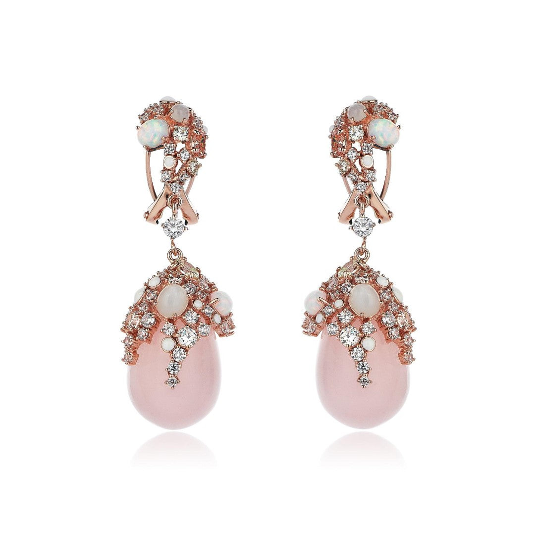 BOUCLES D'OREILLES PINK PEARL