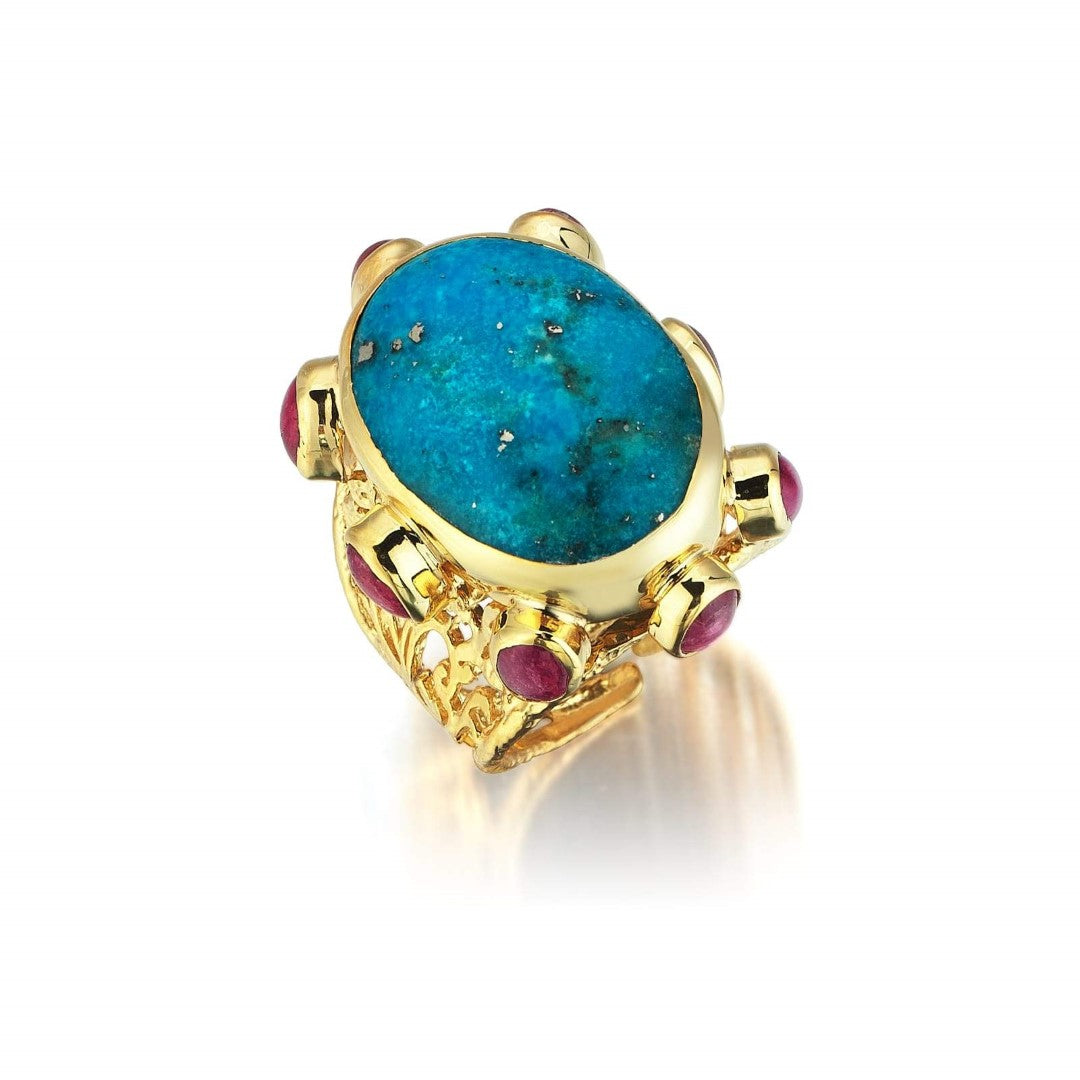 BAGUE ALEXANDRIE TURQUOISE