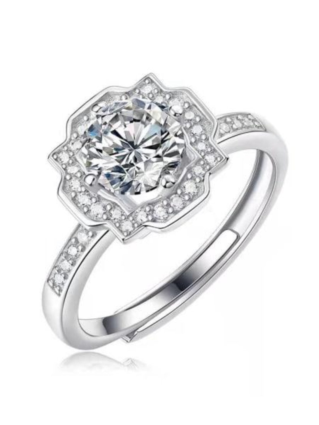 BAGUE MELISSA ART DÉCO MOISSANITE