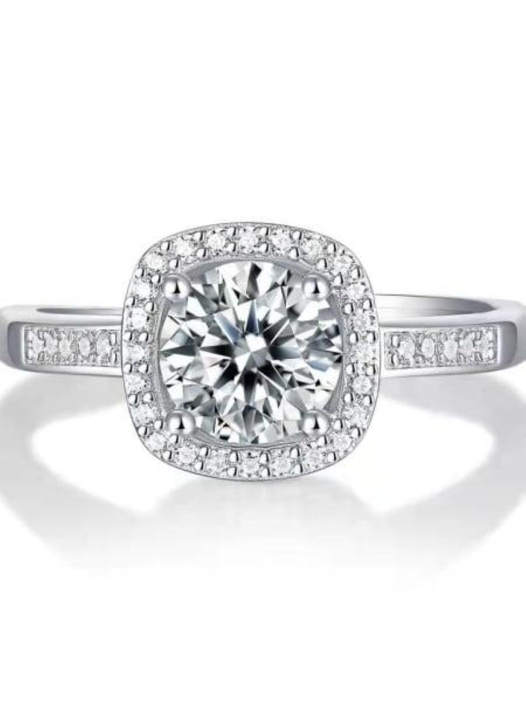 SWEET JANE SQUARE MOISSANITE RING