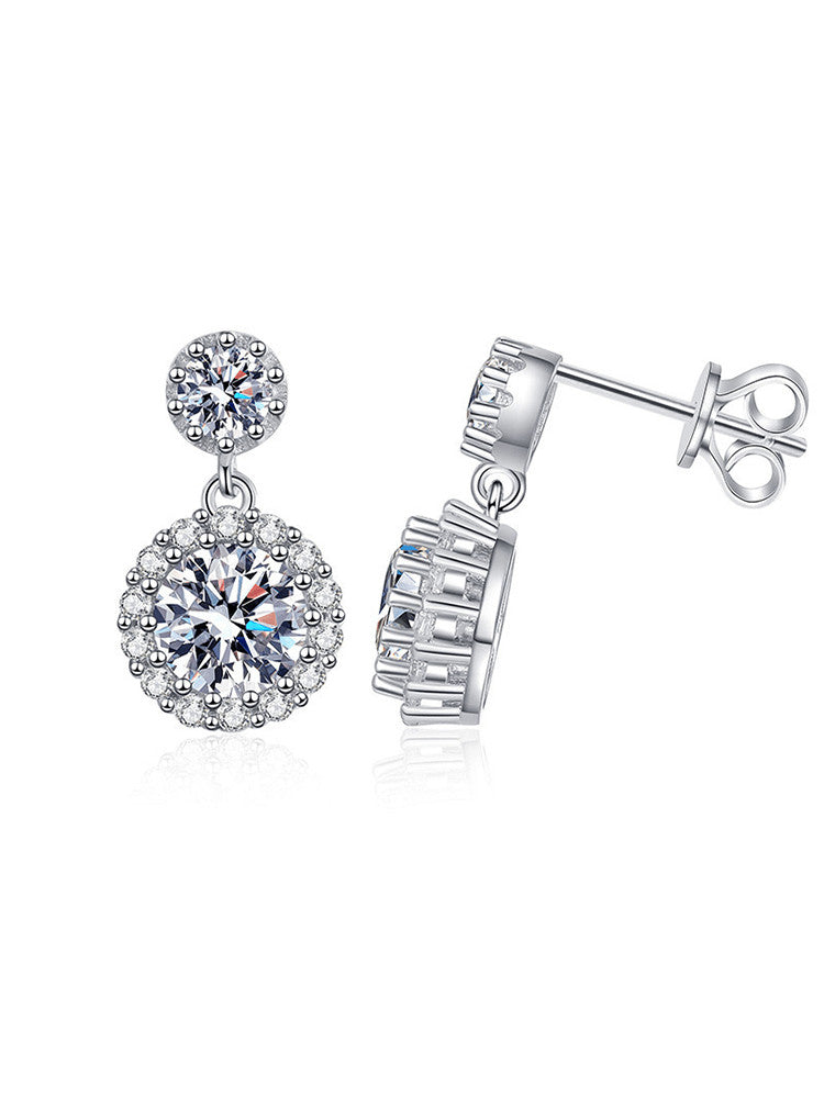 BOUCLES D'OREILLES MOISSANITE SCALA