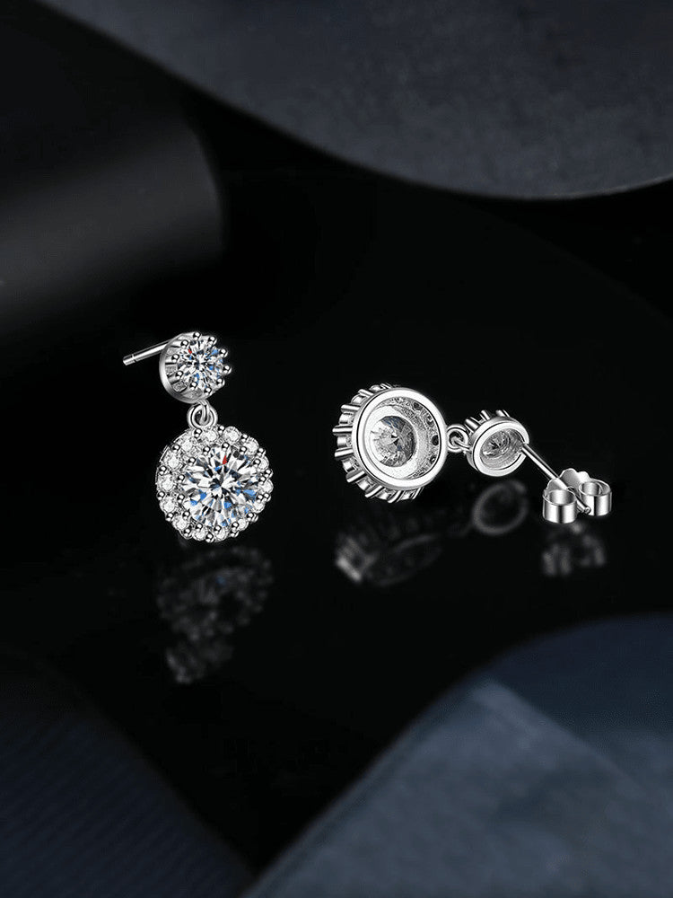 BOUCLES D'OREILLES MOISSANITE SCALA