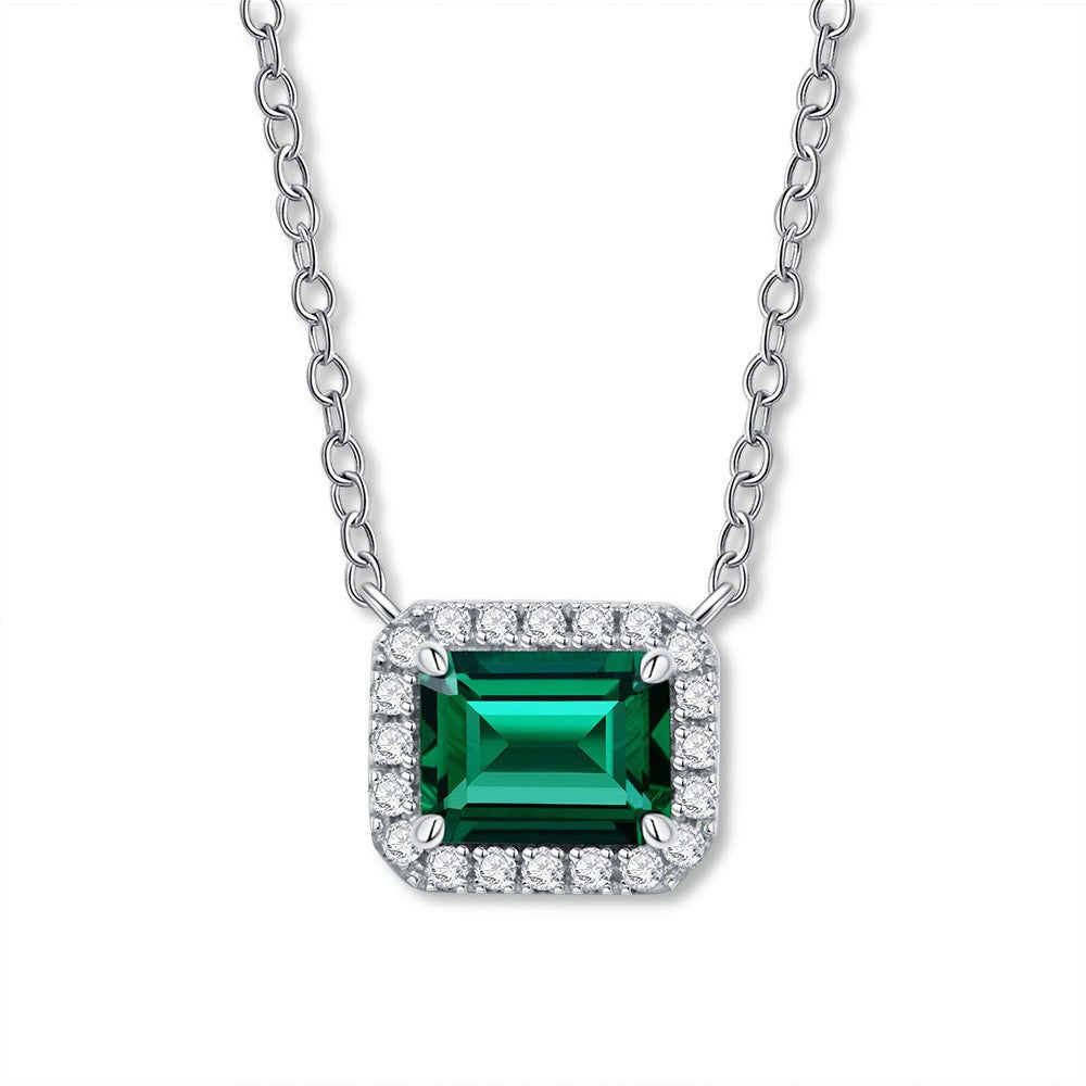 COLLIER ORCHIDÉE VERTE