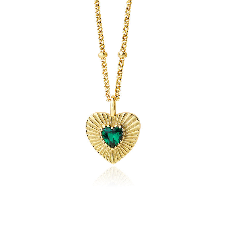 COLLIER EMERALD LOVE