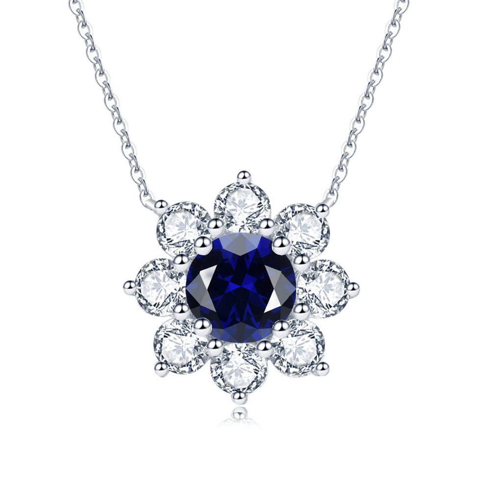 COLLIER MOISSANITE MYOSOTIS