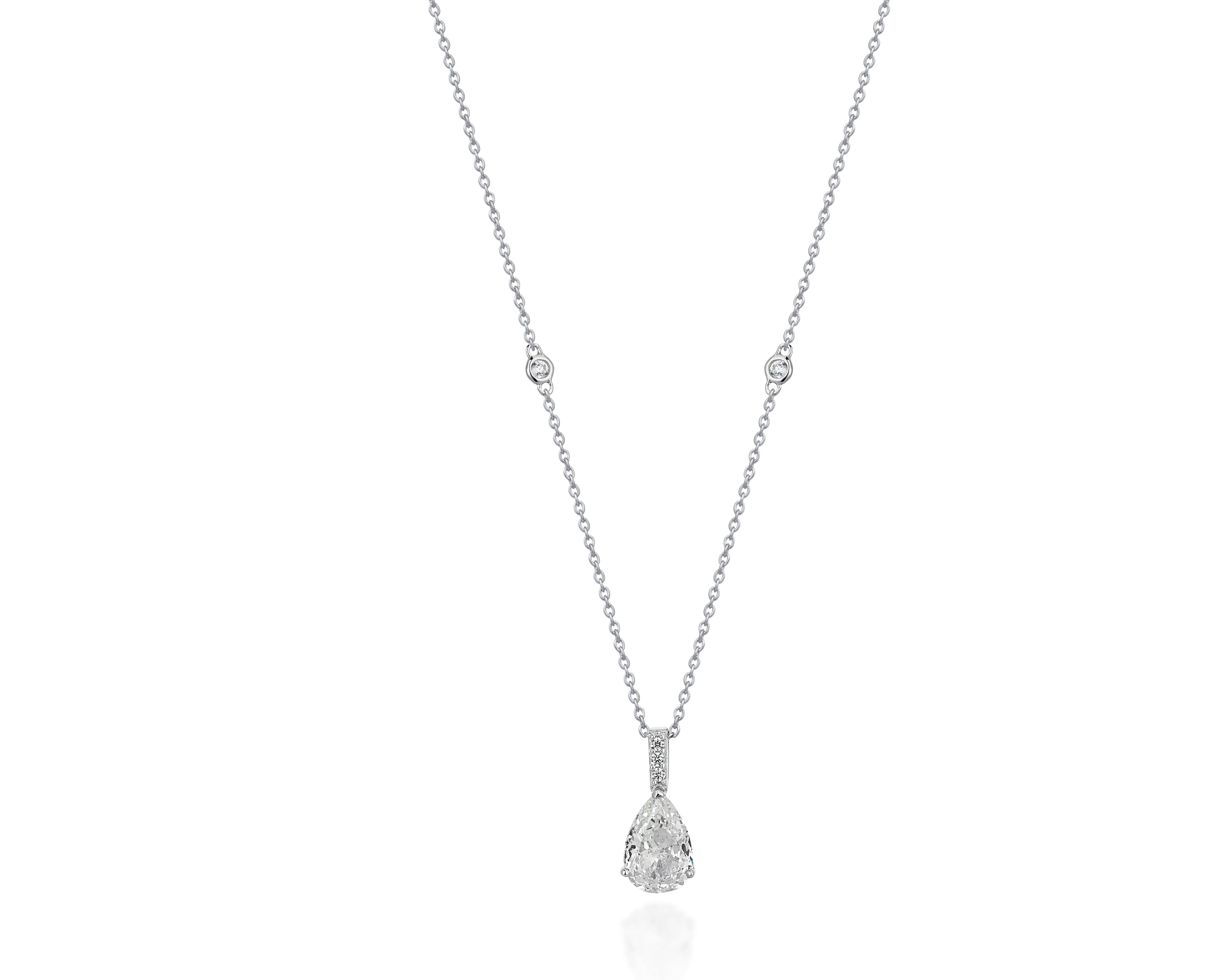 COLLIER MOISSANITE GOUTTE