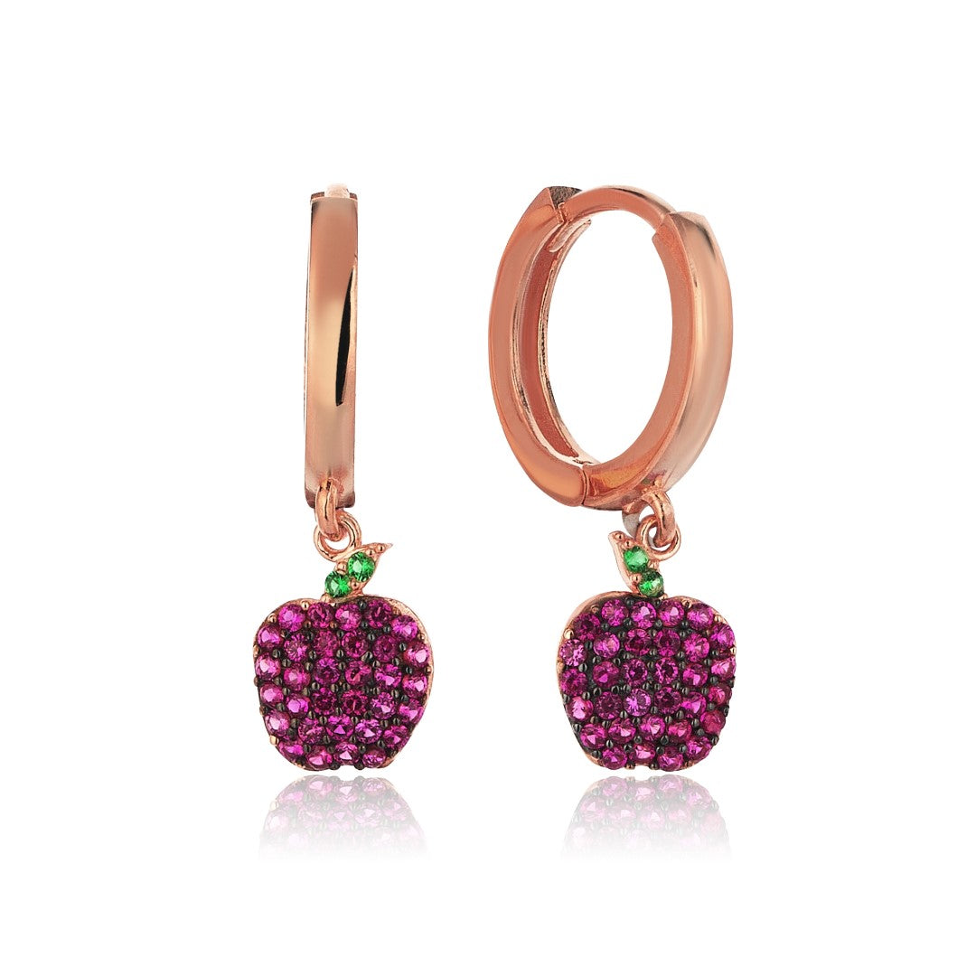 BOUCLES D'OREILLES POMME