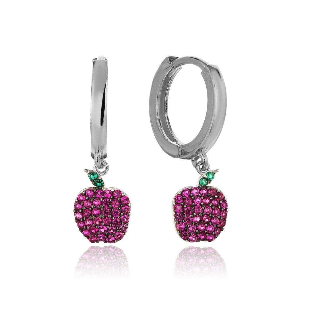 BOUCLES D'OREILLES POMME