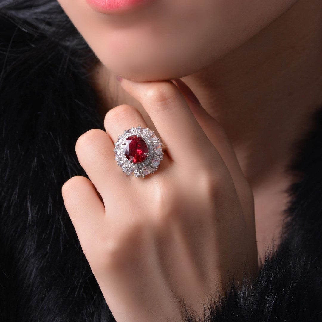 BAGUE RED FIRE