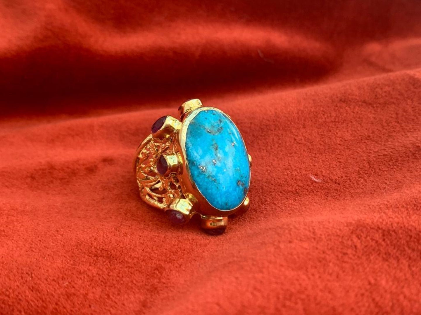 BAGUE ALEXANDRIE TURQUOISE